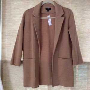 J Crew 365 open-front sweater-blazer